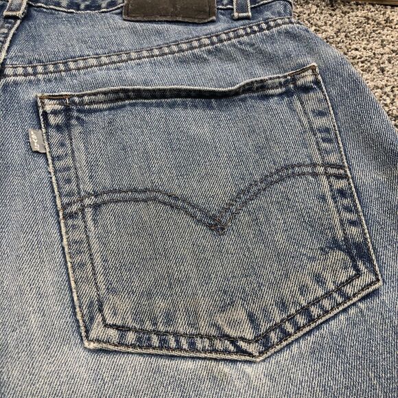VTG Levis SilverTab Jeans Mens 33x29 Blue Loose Relaxed Straight Denim - Picture 11 of 13
